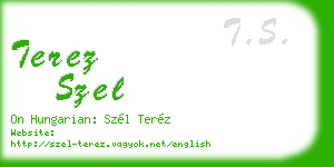 terez szel business card