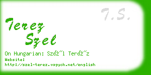 terez szel business card